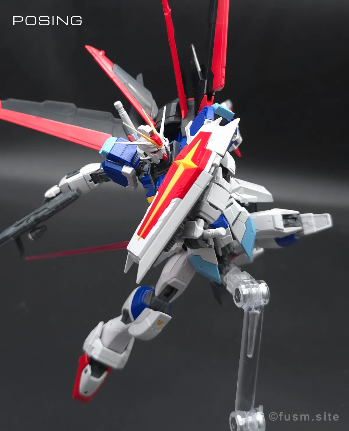 RG フォースインパルスガンダム　レビュー ポージング 16