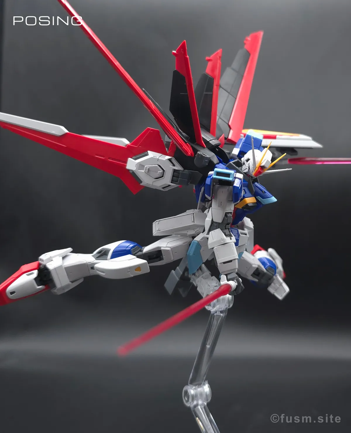 RG フォースインパルスガンダム　レビュー ポージング 17