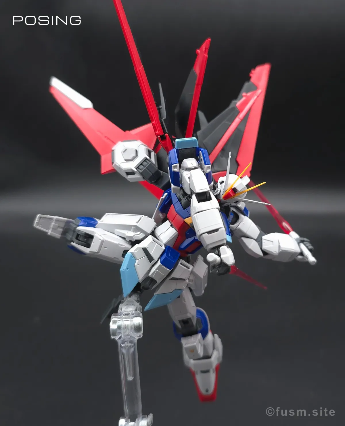 RG フォースインパルスガンダム　レビュー ポージング 18