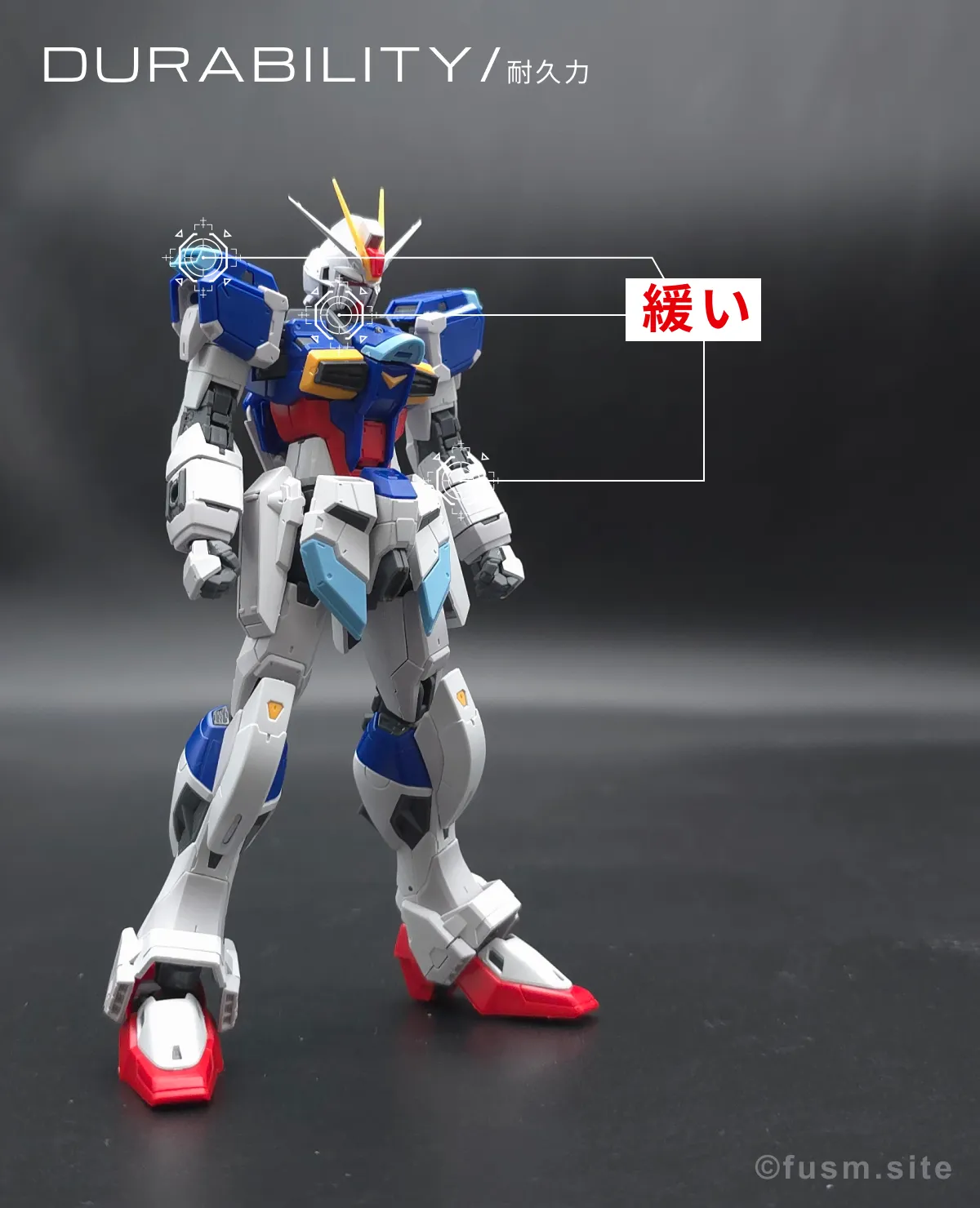 RG フォースインパルスガンダム　レビュー 耐久力が弱い箇所 01