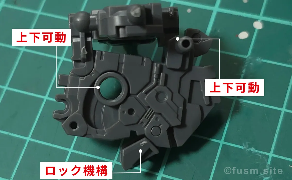 RG νガンダム レビュー パーツ・構造・組み立て 06