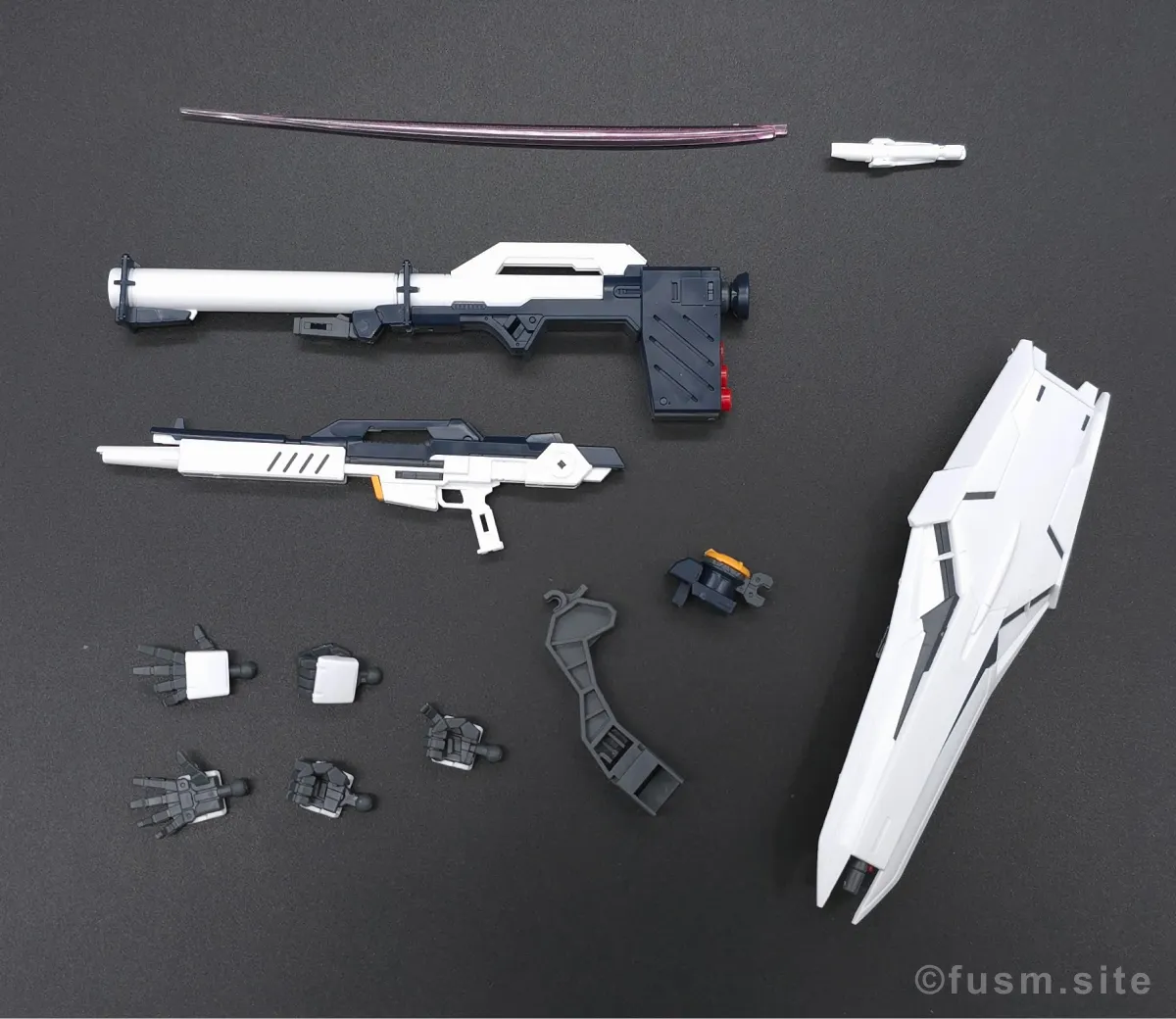 RG νガンダム レビュー 付属品 01