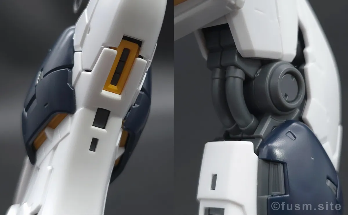 RG νガンダム レビュー 脚部ディテール 03