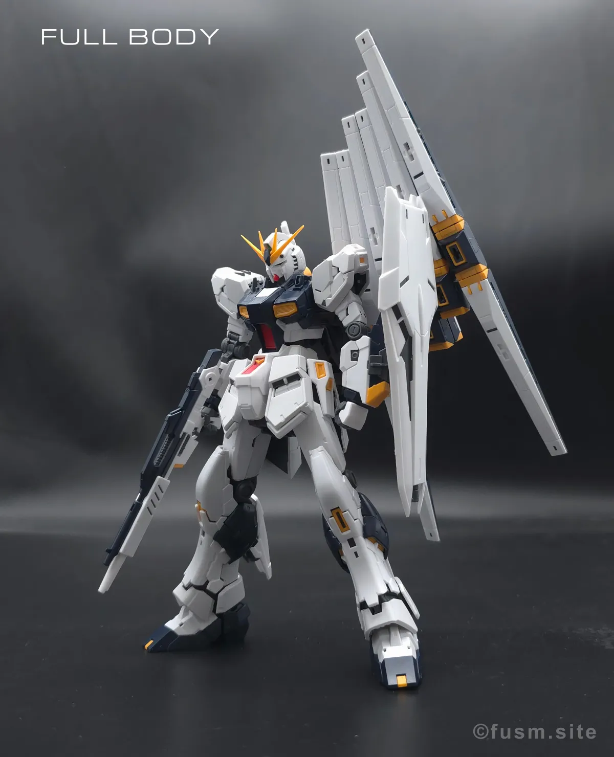 RG νガンダム レビュー 多角的に見た全体の外観・素組み 02