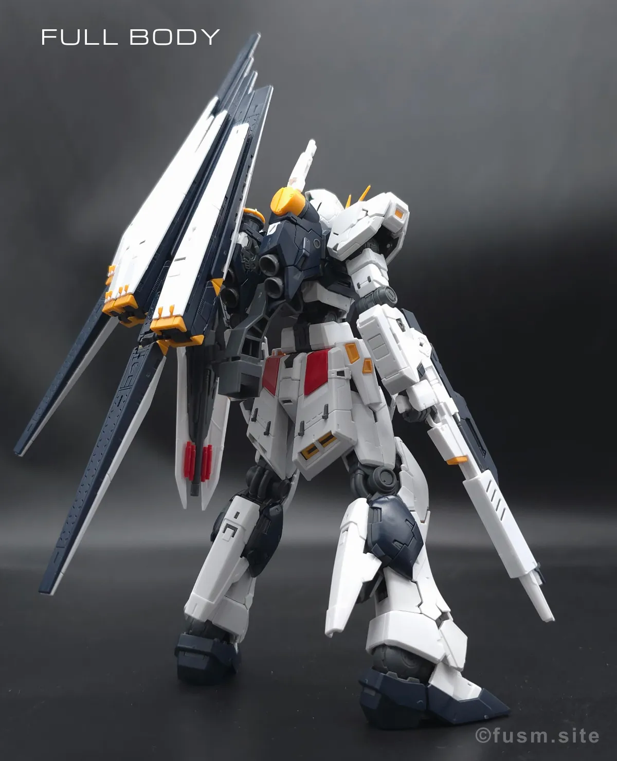 RG νガンダム レビュー 多角的に見た全体の外観・素組み 06