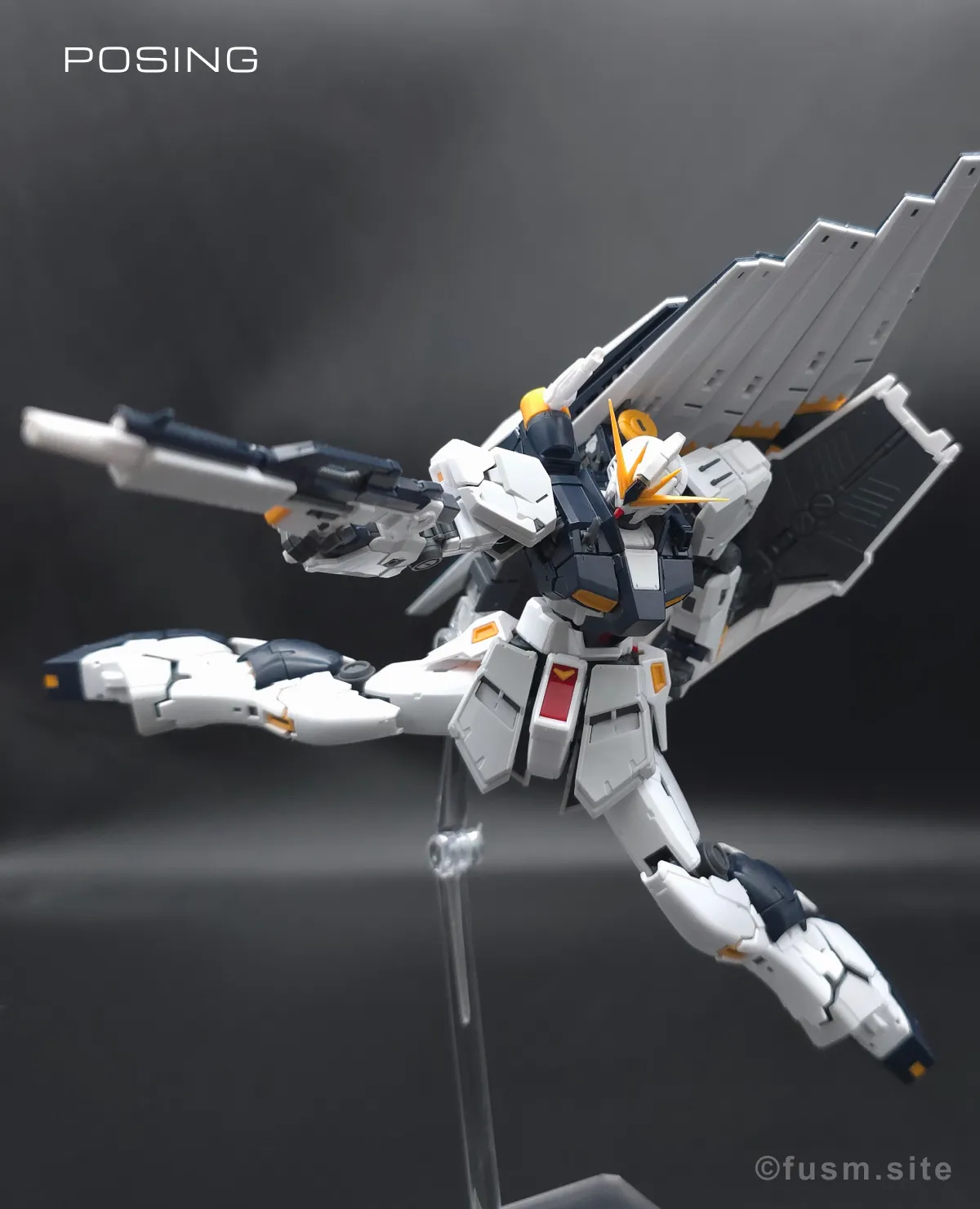 RG νガンダム レビュー ポージング 02