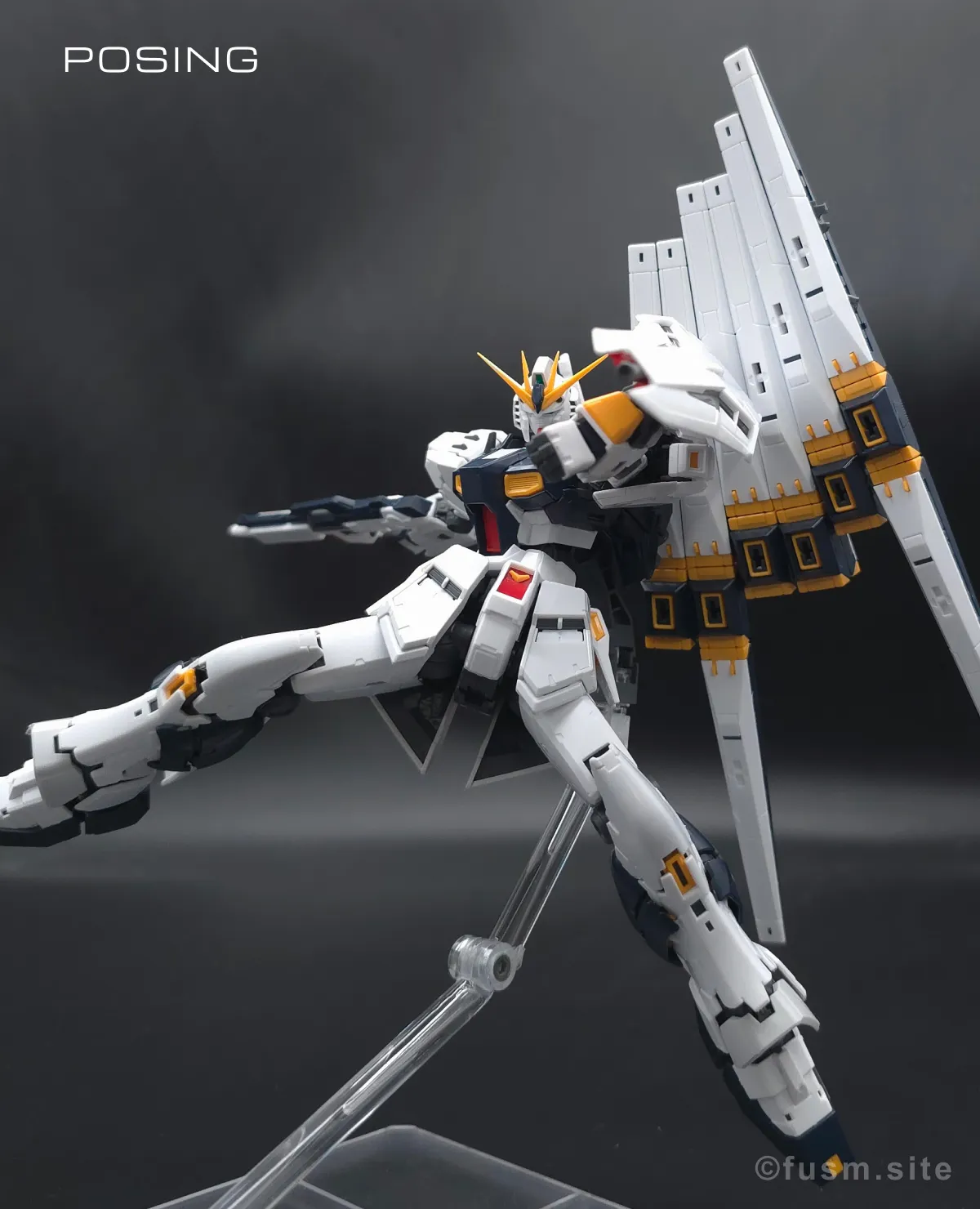RG νガンダム レビュー ポージング 06
