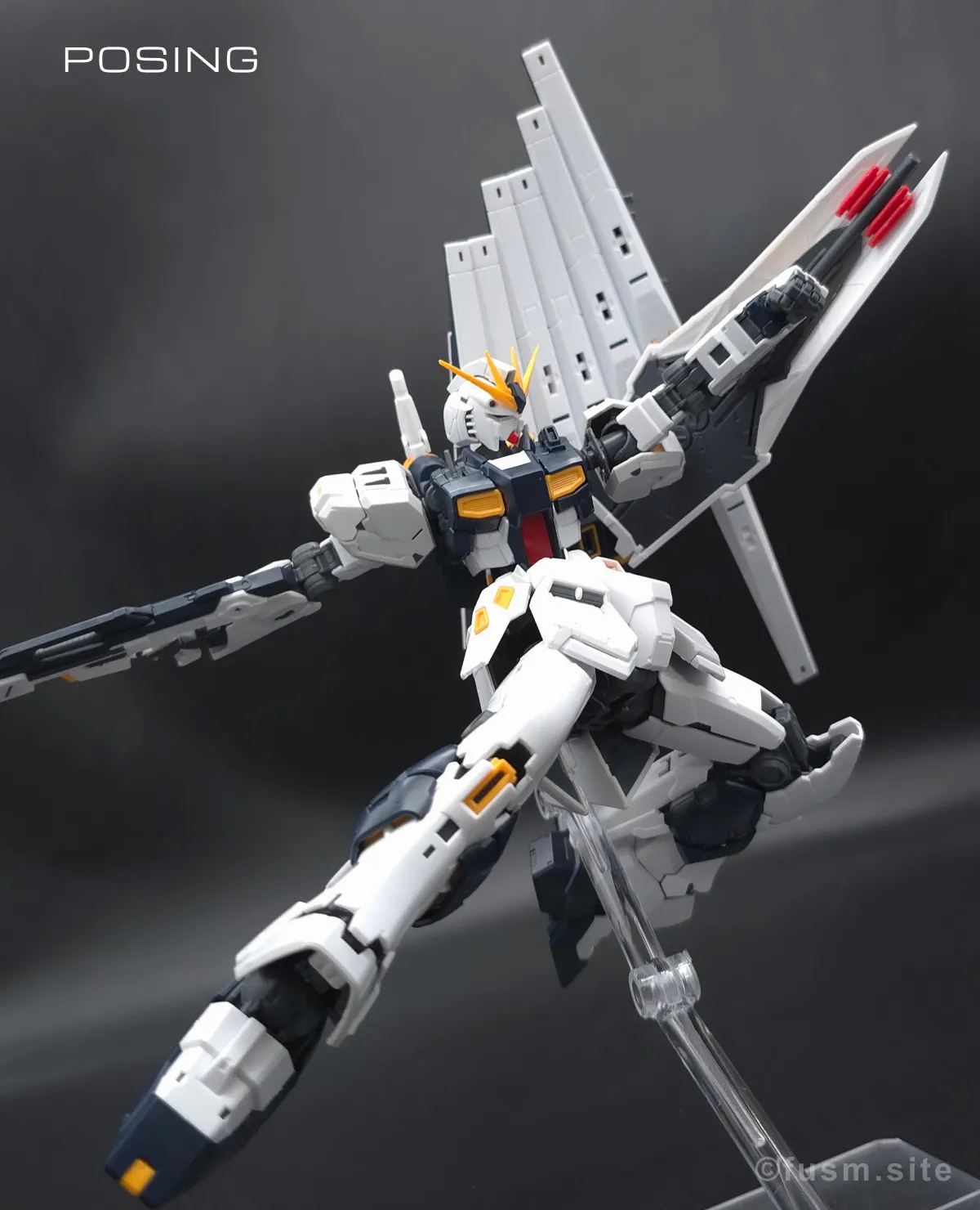 RG νガンダム レビュー ポージング 07