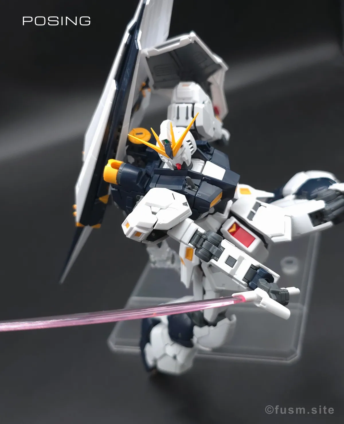 RG νガンダム レビュー ポージング 09