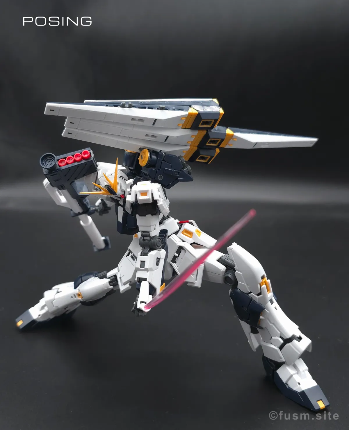 RG νガンダム レビュー ポージング 21