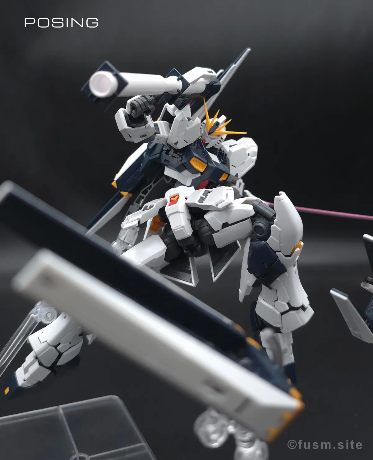RG νガンダム レビュー ポージング 22