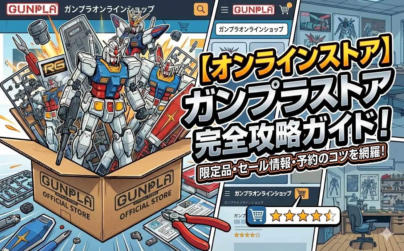 Amazonガンプラストア攻略ガイド記事のアイキャッチ画像