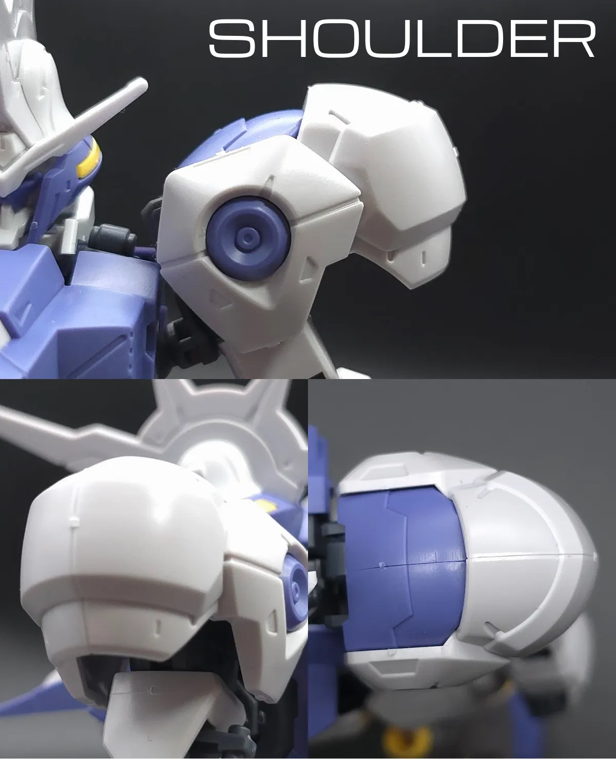 HG ガンダムキマリスヴィダール レビュー 肩ディテール 01
