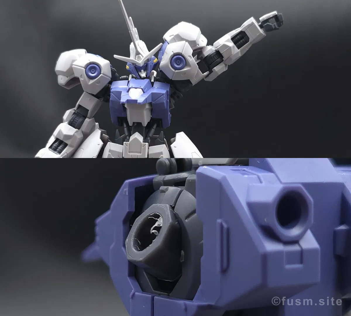 HG ガンダムキマリスヴィダール レビュー 肩ディテール 可動域 02