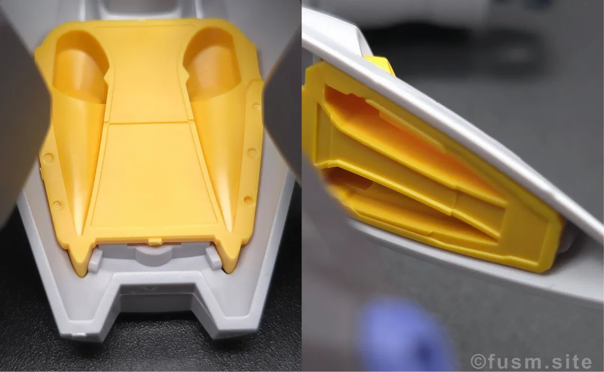 HG ガンダムキマリスヴィダール レビュー 胴体ディテール 05