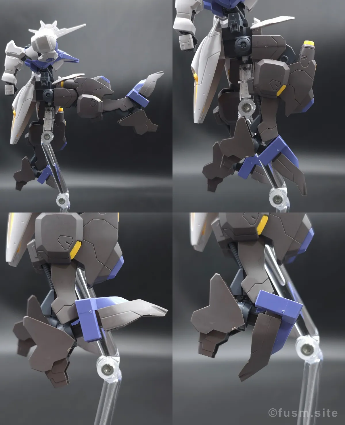 HG ガンダムキマリスヴィダール レビュー 脚部ディテール 可動域 01