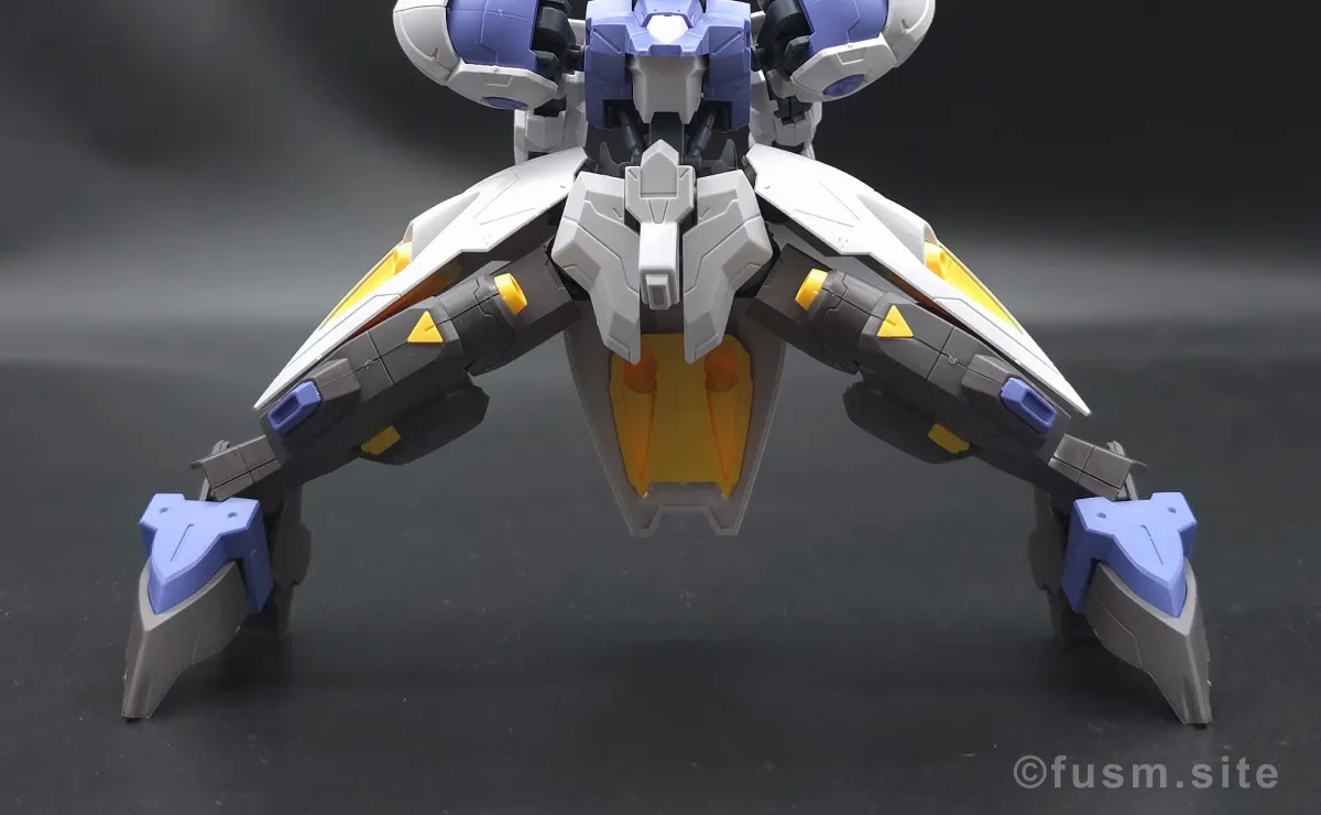 HG ガンダムキマリスヴィダール レビュー 脚部ディテール 可動域 02