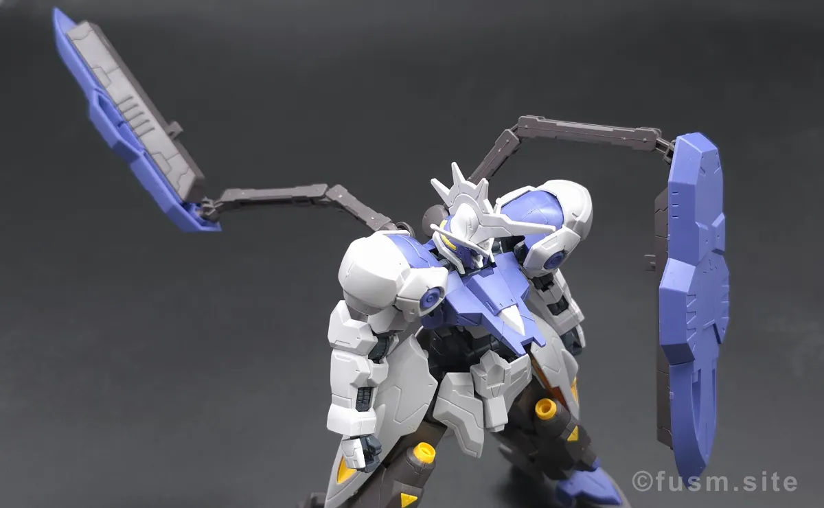 HG ガンダムキマリスヴィダール レビュー バックパックレビュー 可動域 03