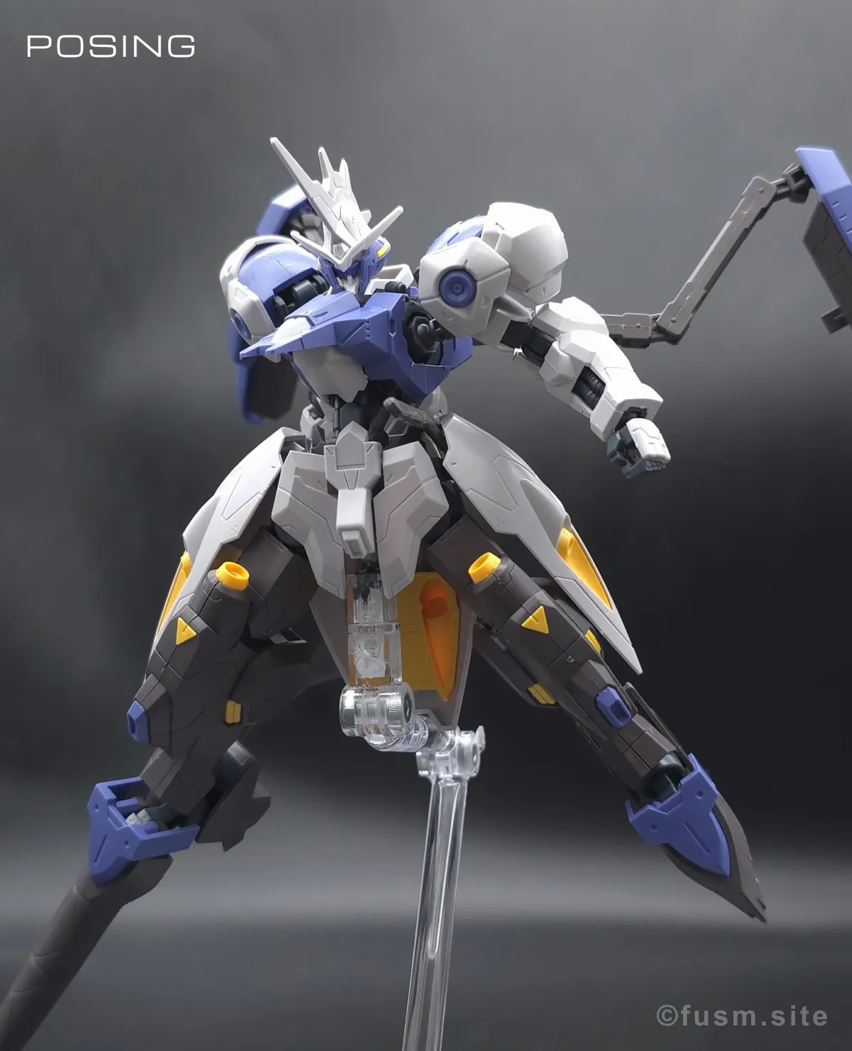 HG ガンダムキマリスヴィダール レビュー ポージング 01