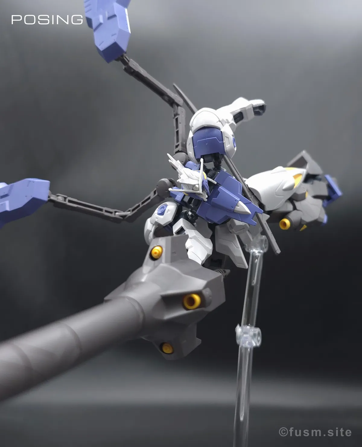 HG ガンダムキマリスヴィダール レビュー ポージング 02