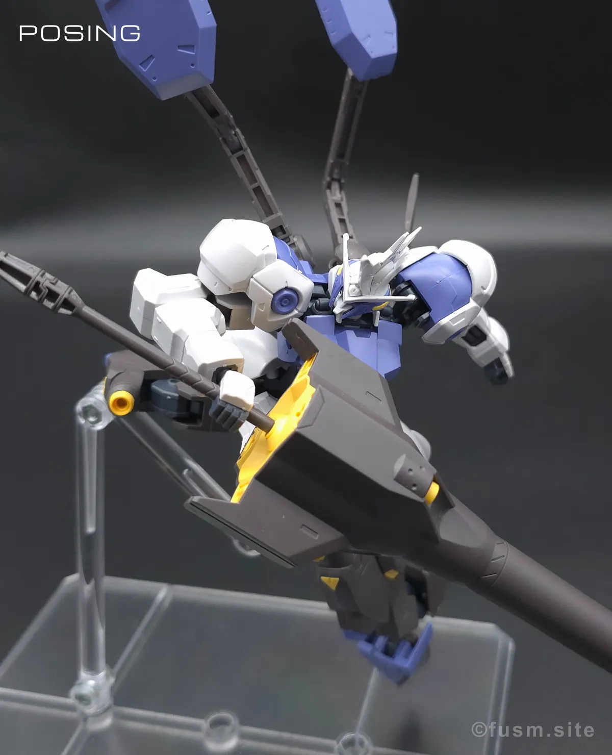 HG ガンダムキマリスヴィダール レビュー ポージング 03