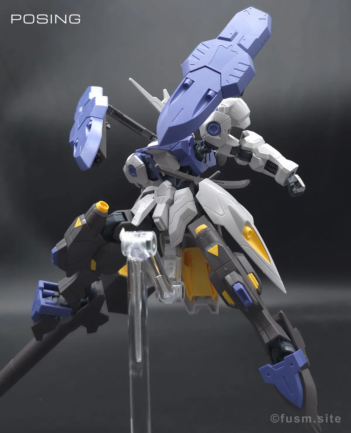 HG ガンダムキマリスヴィダール レビュー ポージング 05