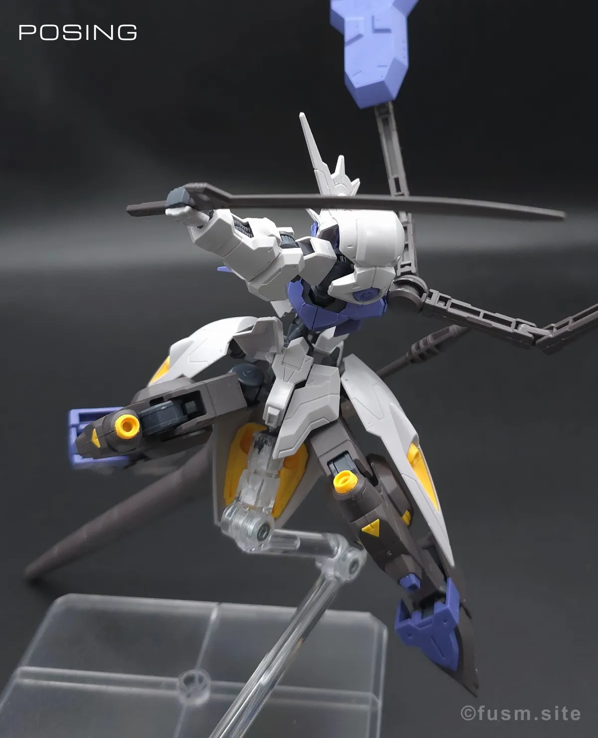 HG ガンダムキマリスヴィダール レビュー ポージング 11