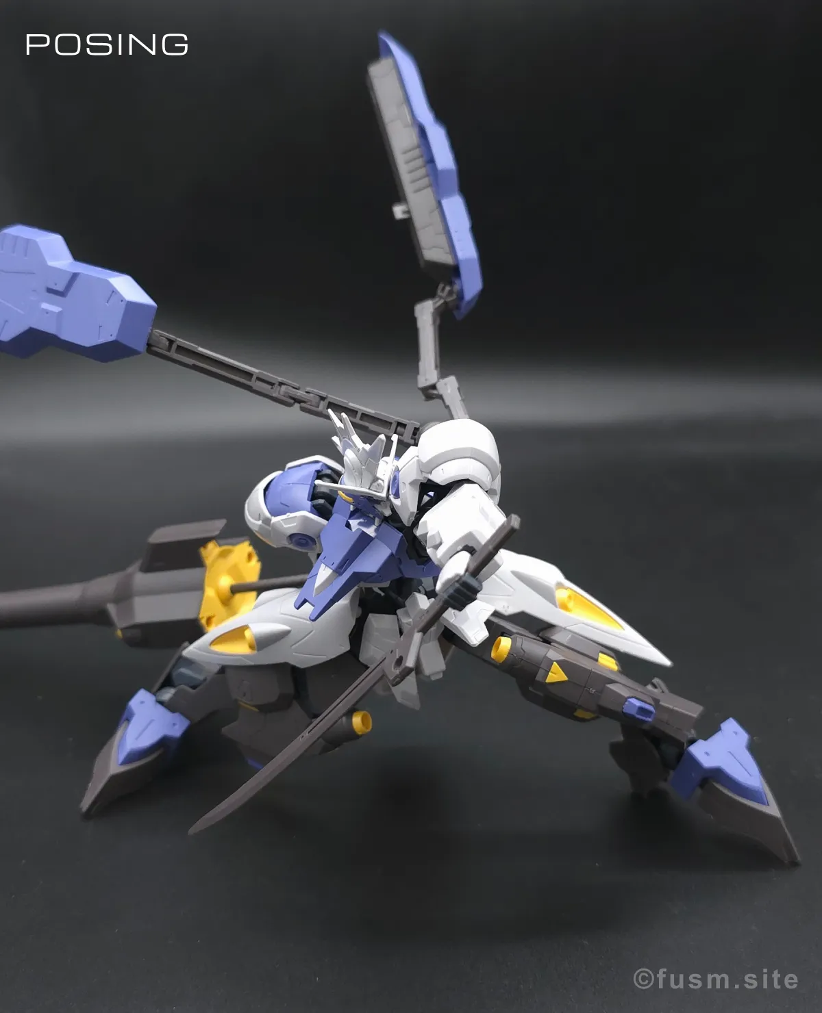 HG ガンダムキマリスヴィダール レビュー ポージング 12