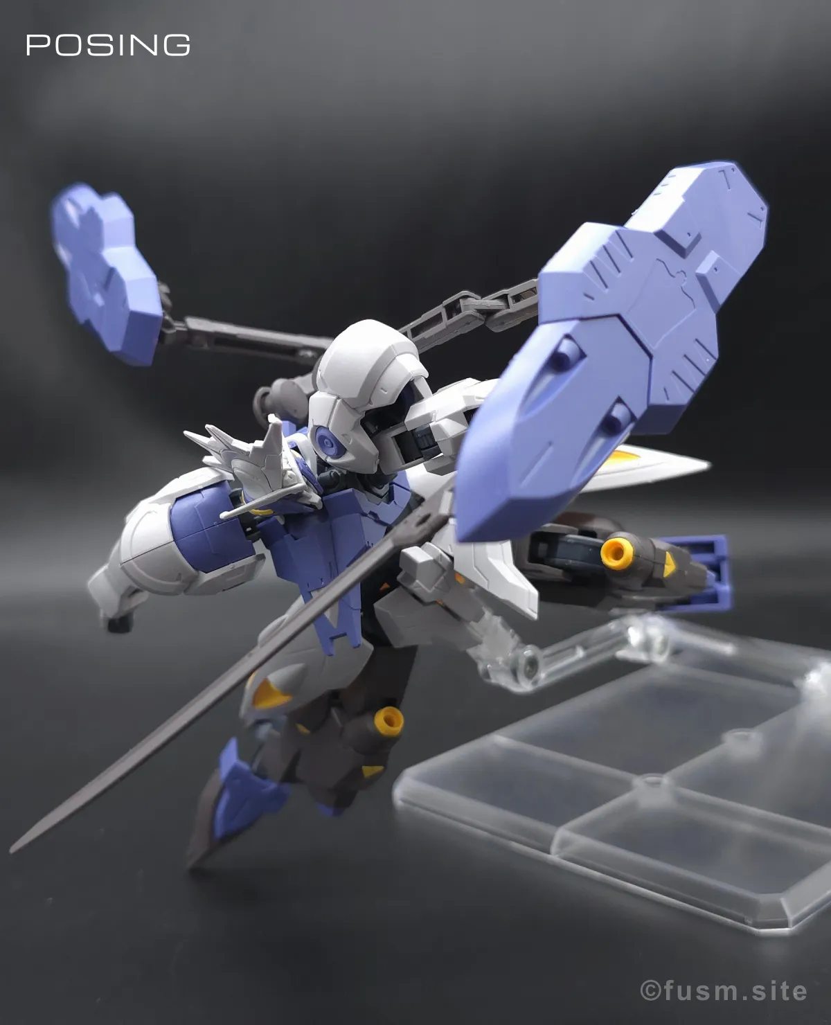 HG ガンダムキマリスヴィダール レビュー ポージング 13