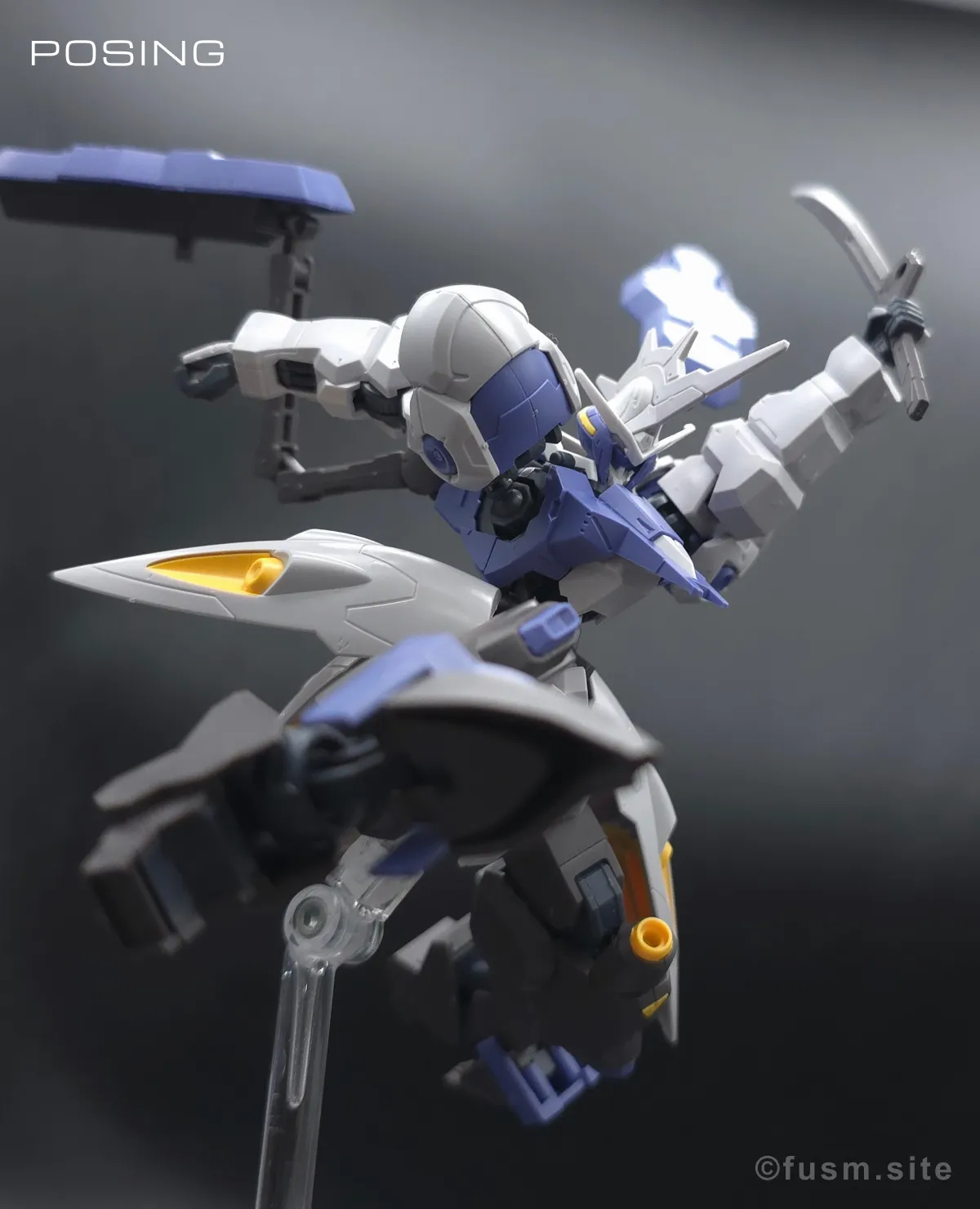 HG ガンダムキマリスヴィダール レビュー ポージング 14