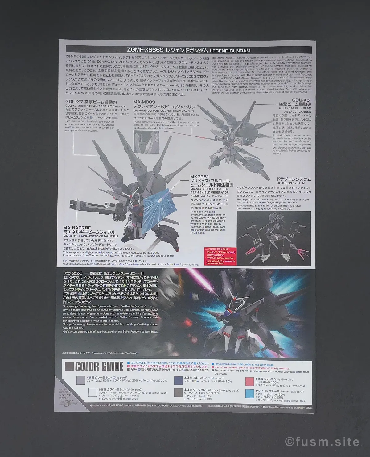 HGCE レジェンドガンダム レビュー パッケージ 06