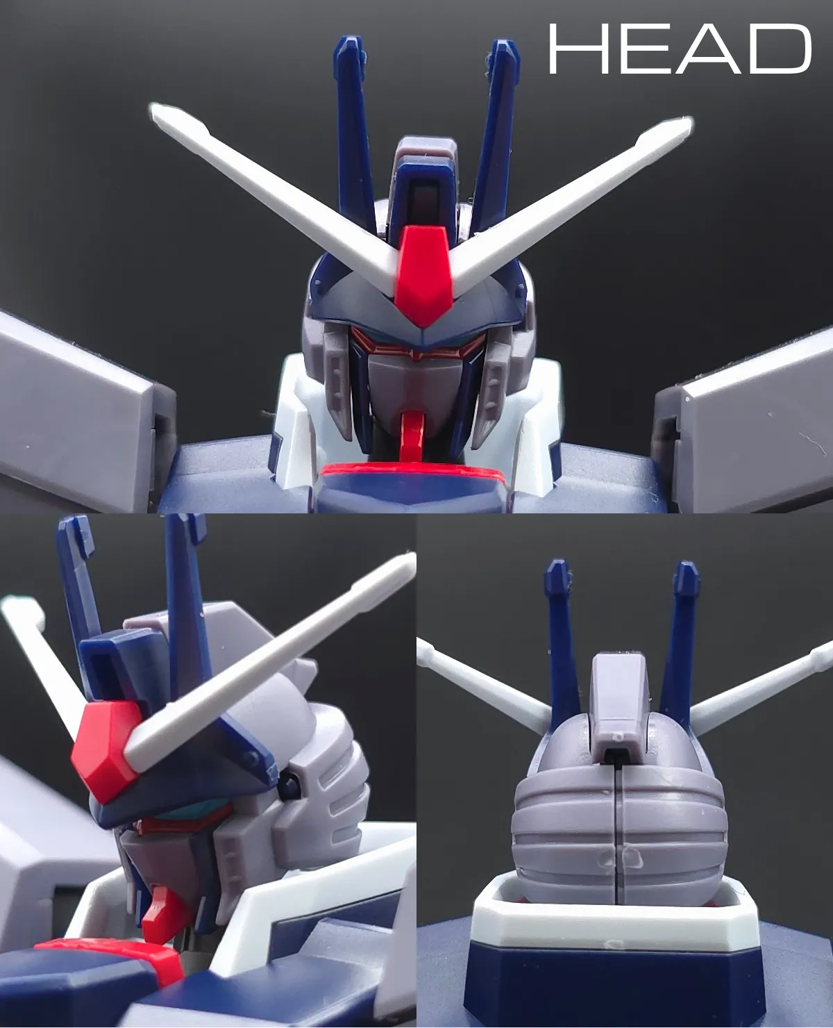 HGCE レジェンドガンダム レビュー 頭部ディテール 01