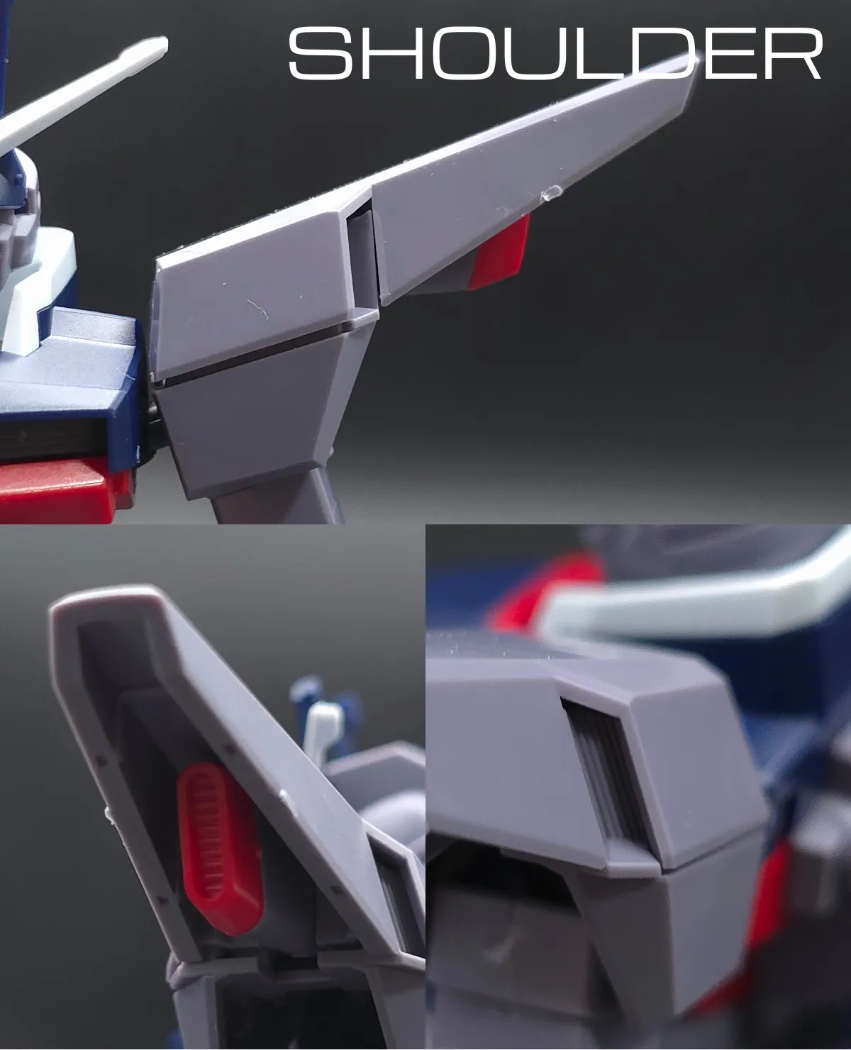 HGCE レジェンドガンダム レビュー 肩ディテール 01