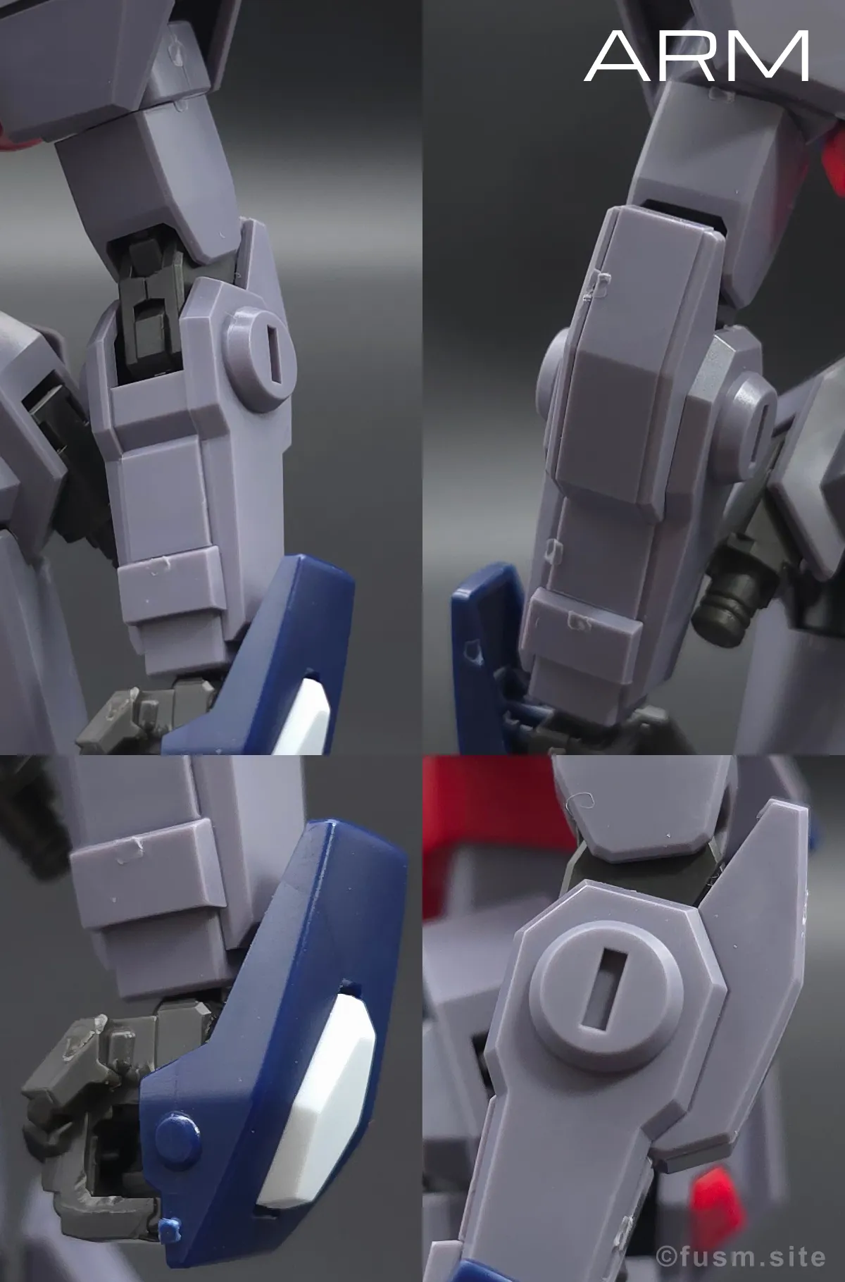 HGCE レジェンドガンダム レビュー 腕部ディテール 01