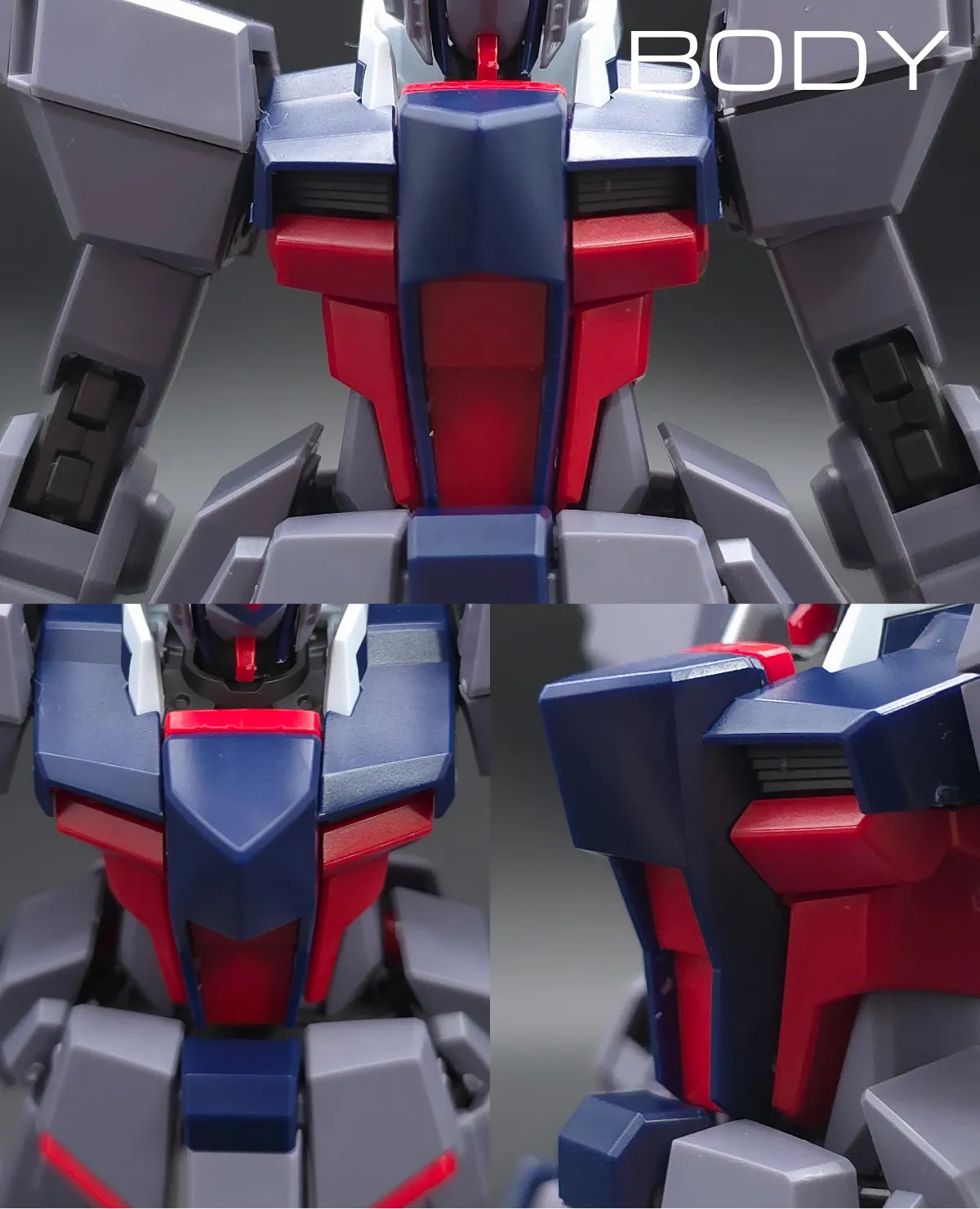 HGCE レジェンドガンダム レビュー 胴体ディテール 01