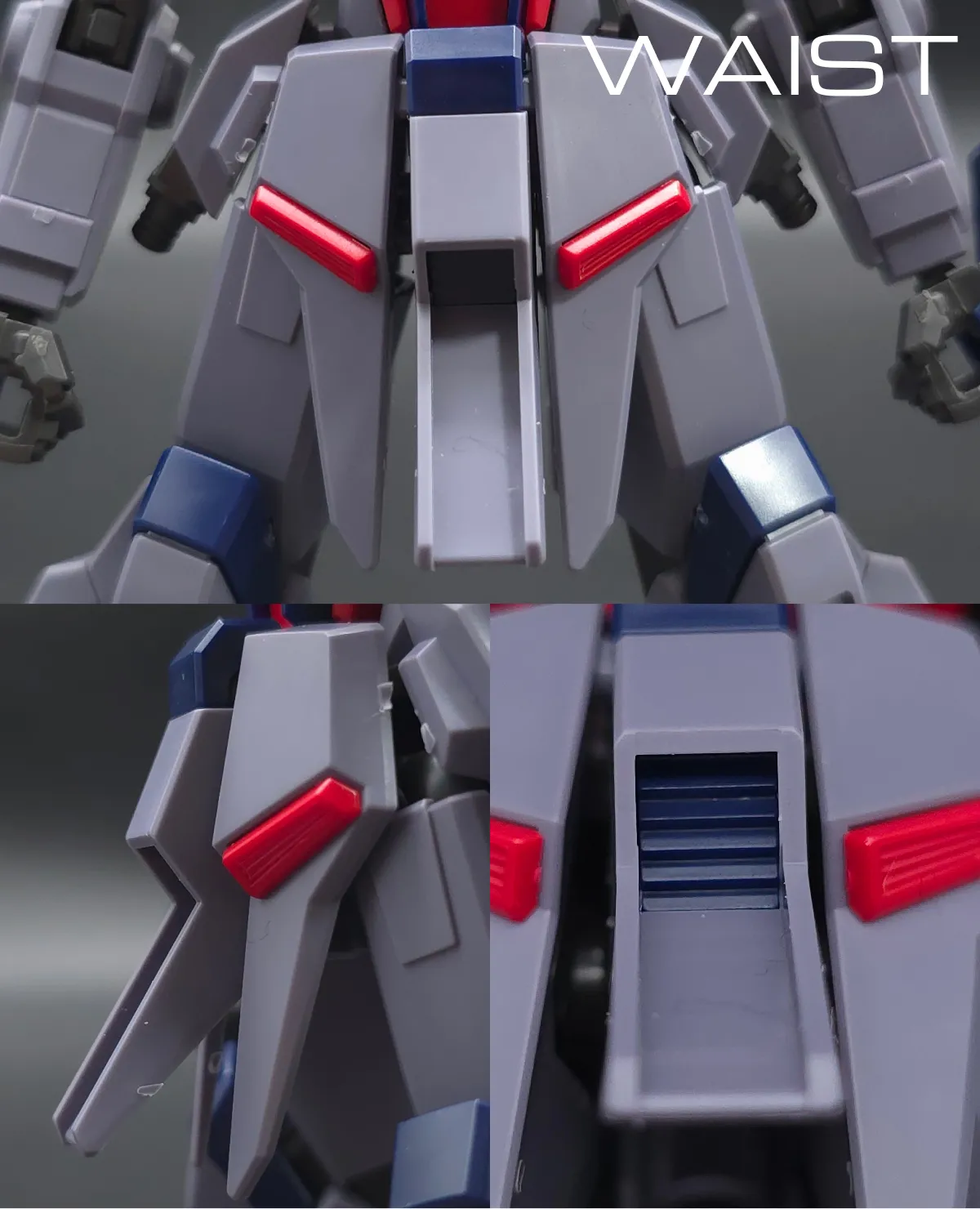 HGCE レジェンドガンダム レビュー 胴体ディテール 02