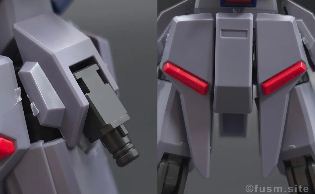 HGCE レジェンドガンダム レビュー 胴体ディテール 03