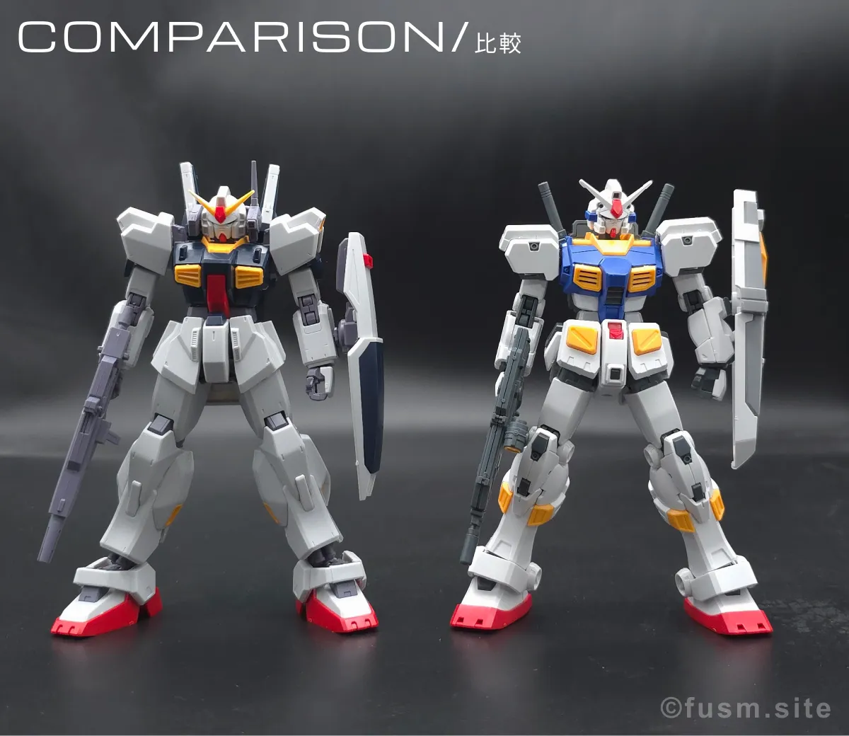 HGUC ガンダムMk-II(エゥーゴ仕様) レビュー 比較 01