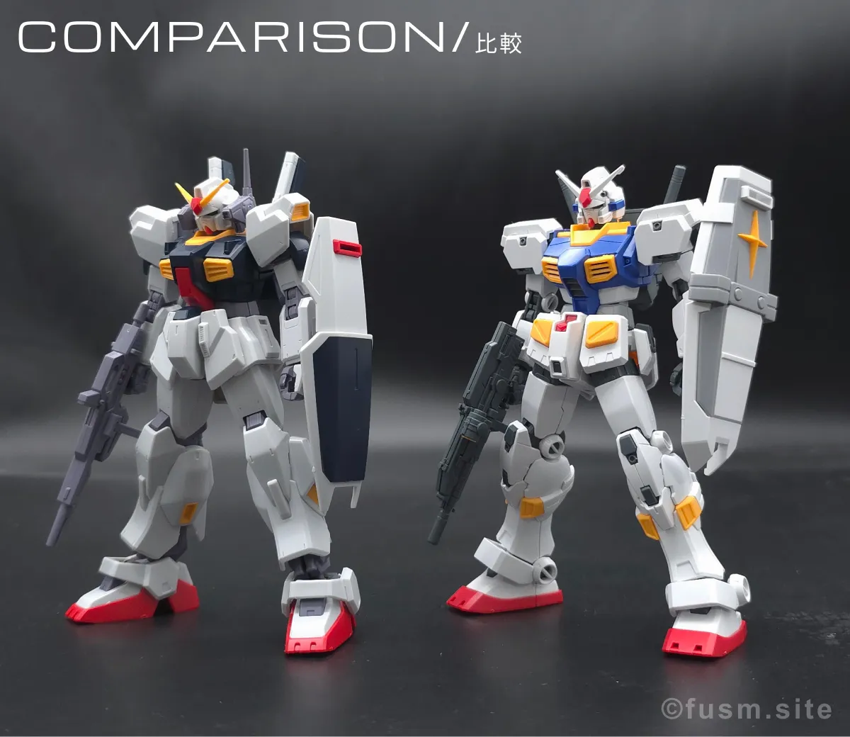 HGUC ガンダムMk-II(エゥーゴ仕様) レビュー 比較 02