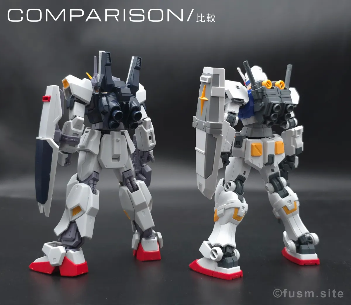 HGUC ガンダムMk-II(エゥーゴ仕様) レビュー 比較 03