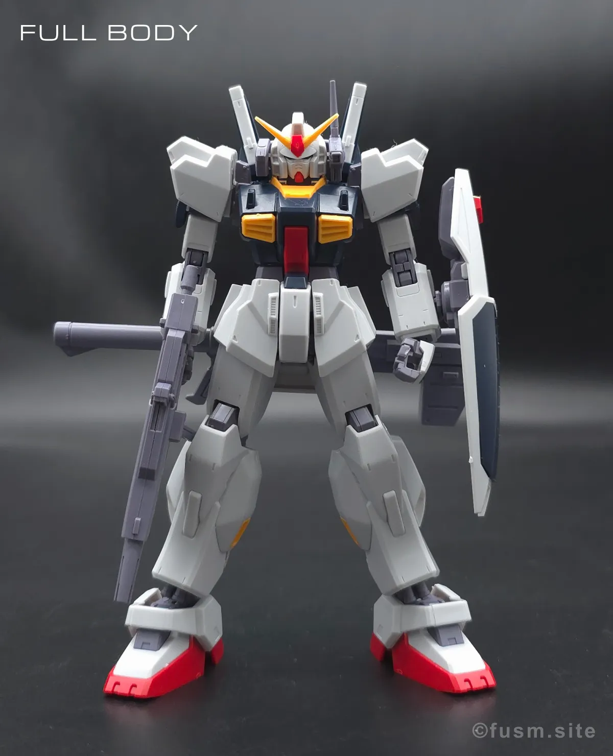 HGUC ガンダムMk-II(エゥーゴ仕様) レビュー 多角的に見た全体の外観・素組み 02
