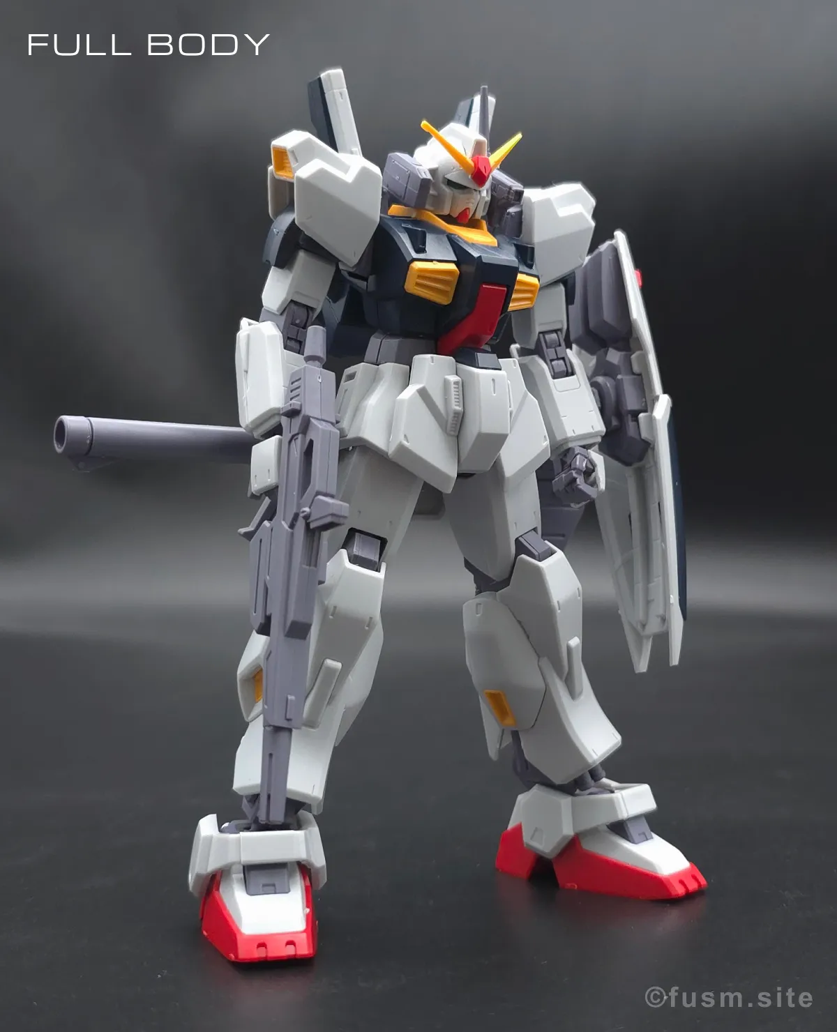 HGUC ガンダムMk-II(エゥーゴ仕様) レビュー 多角的に見た全体の外観・素組み 07