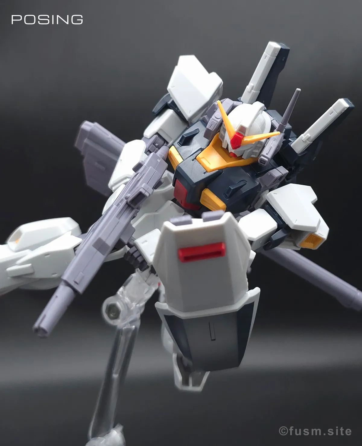 HGUC ガンダムMk-II(エゥーゴ仕様) レビュー ポージング 08