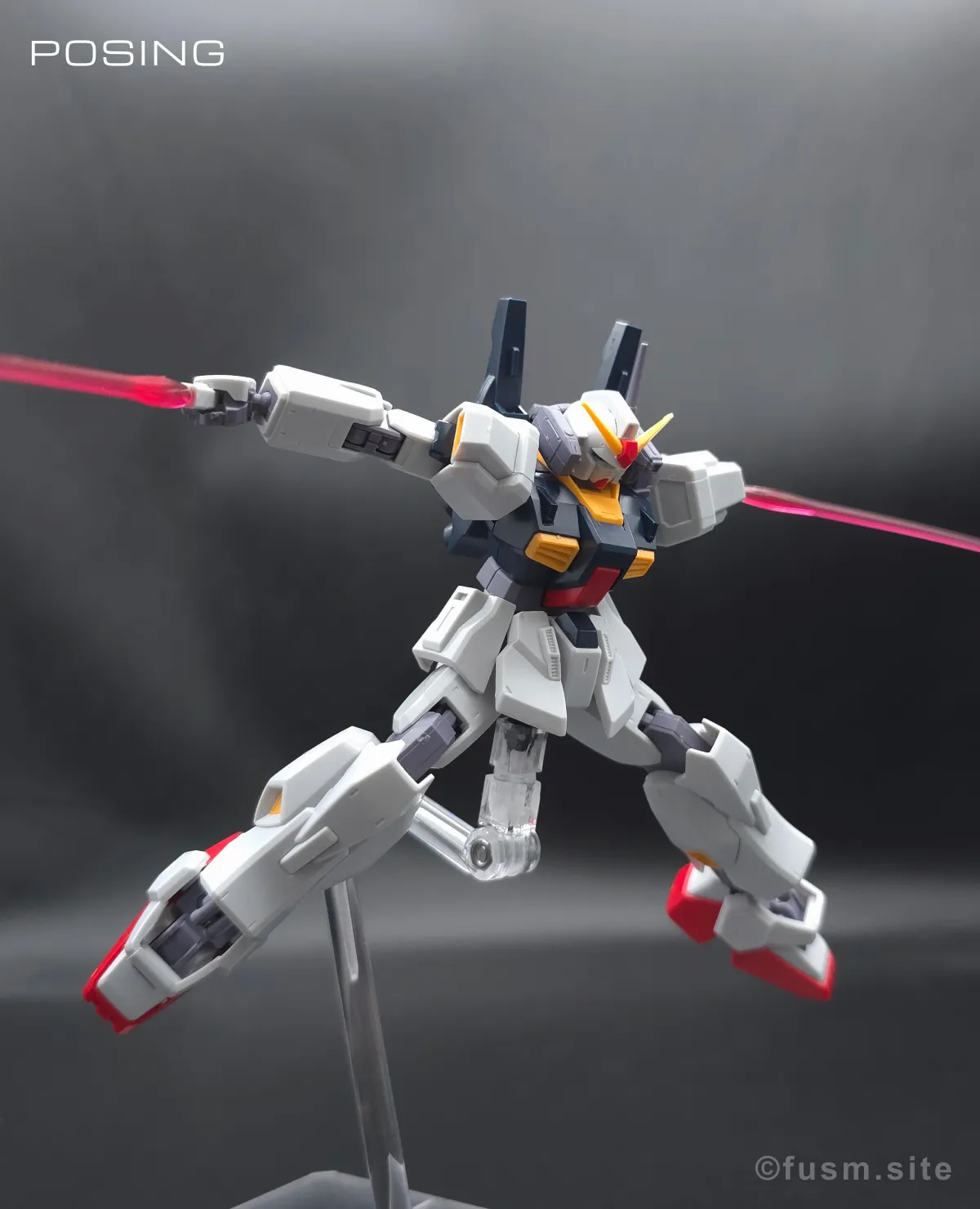 HGUC ガンダムMk-II(エゥーゴ仕様) レビュー ポージング 19