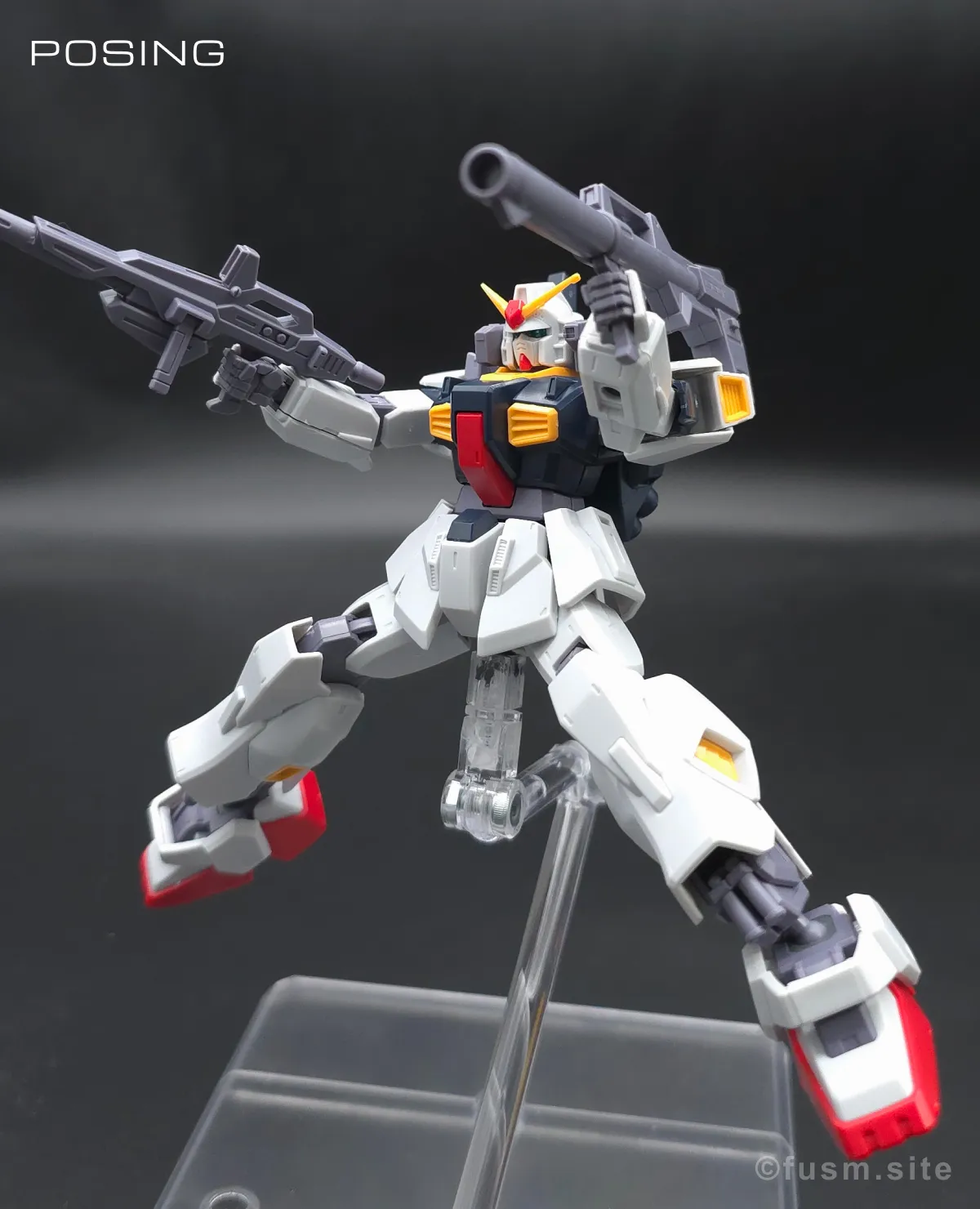 HGUC ガンダムMk-II(エゥーゴ仕様) レビュー ポージング 20