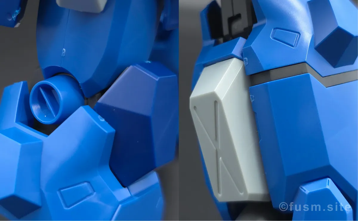 HG グスタフ・カール00型 レビュー 脚部ディテール 03