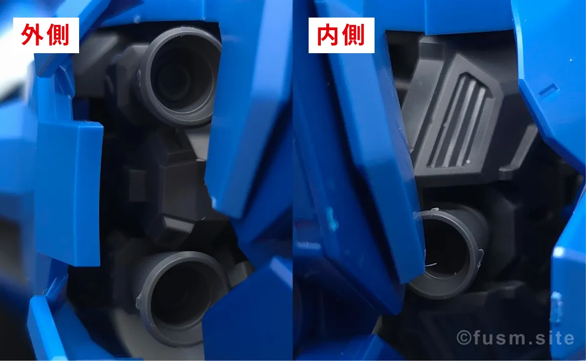 HG グスタフ・カール00型 レビュー 脚部ディテール ギミック 02