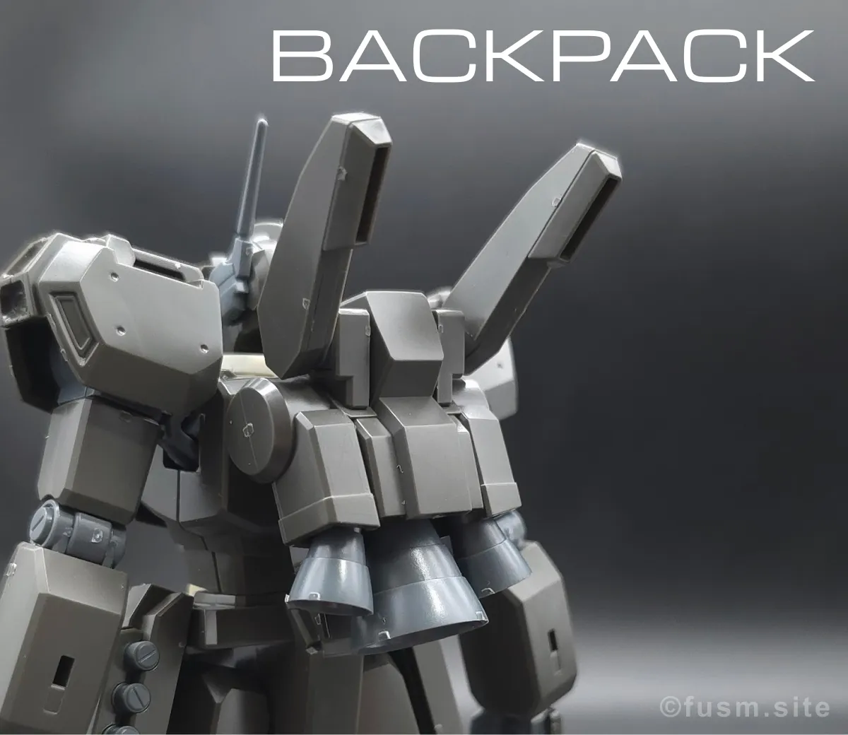 HGUC ジェガン(エコーズ仕様) レビュー バックパックレビュー 01