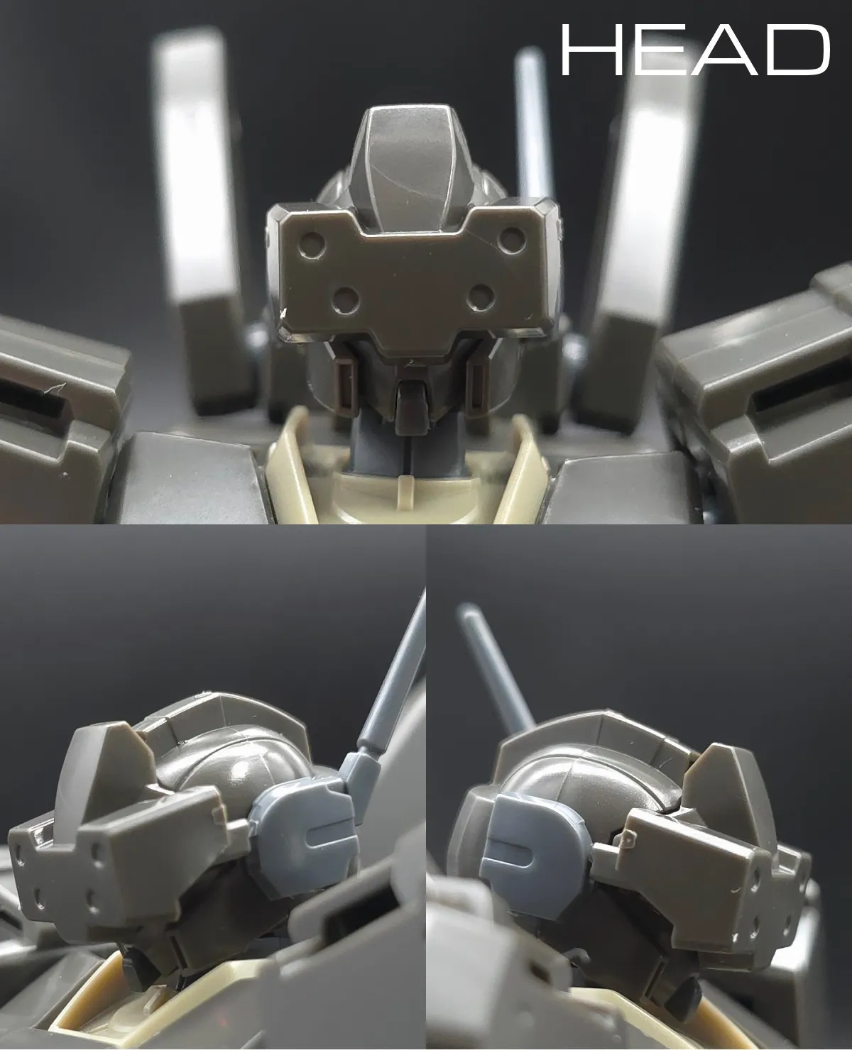 HGUC ジェガン(エコーズ仕様) レビュー 頭部ディテール 2
