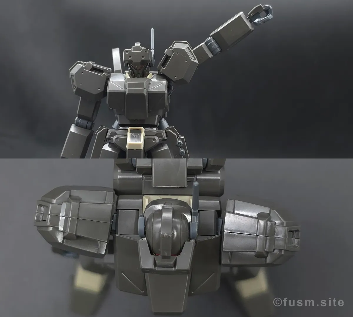 HGUC ジェガン(エコーズ仕様) レビュー 肩ディテール 可動域 01